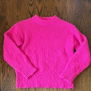 Target Bright Pink Crew Neck Sweater